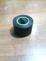  Лента самоклеющая с ПВХ черная